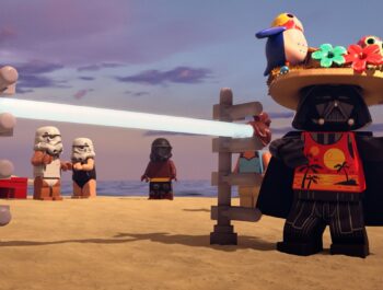 Darth Vader en la playa para LEGO Star Wars Summer Vacation